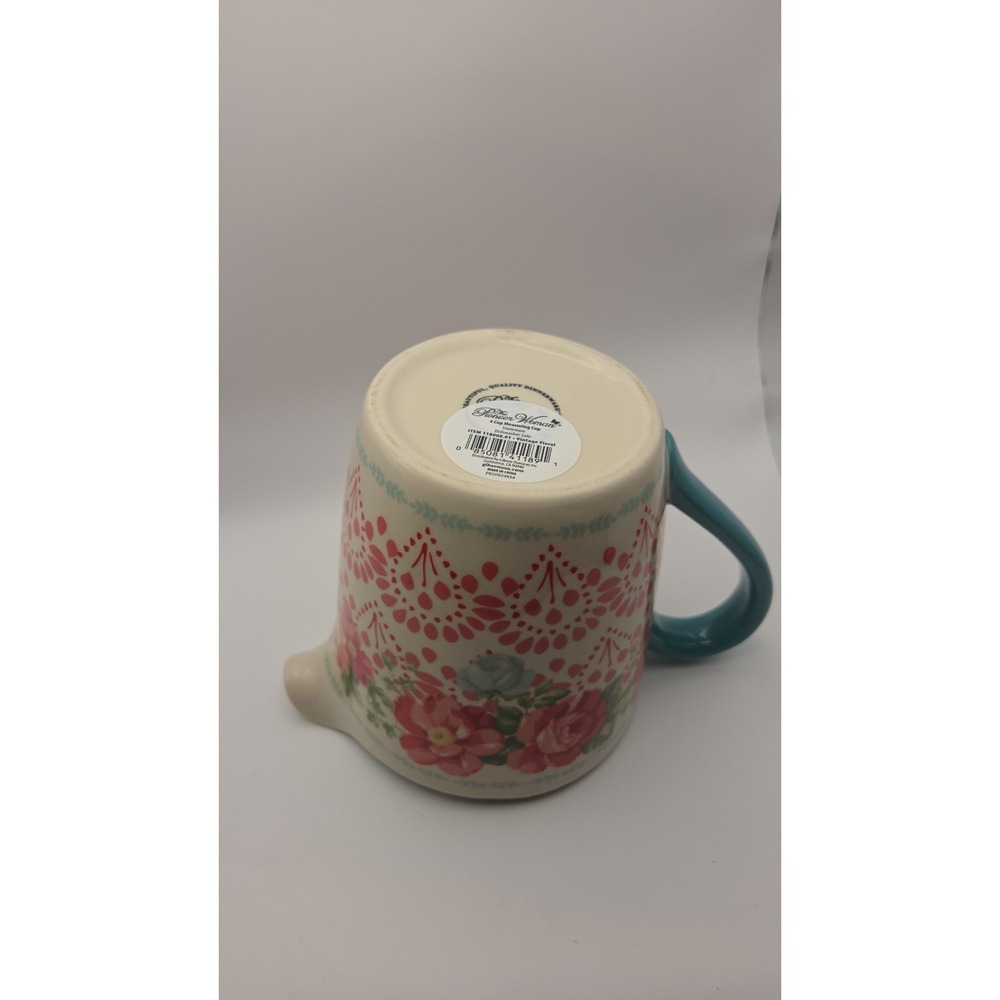 The Pioneer Woman Vintage Floral 4-Cup/ 1 Quart Stoneware Measuring Cup - Picture 4 of 4